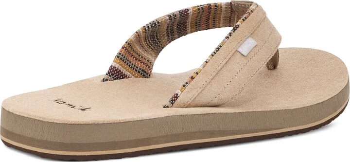 Sanuk Men's Ziggy Suede Flip-Flops - Image 2