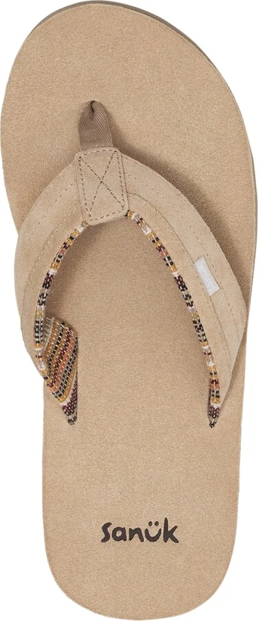 Sanuk Men's Ziggy Suede Flip-Flops - Image 5