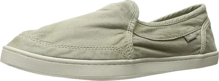 Sanuk Pair O Dice Women's Slip on Shoes Natural : 9.5 B - Medium, Canvas - Image 2