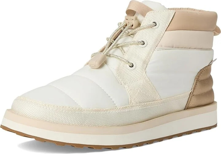 Sanuk Puffy Chiller Mid 2 Glam Women's Boots Champagne : 7 M - Image 5
