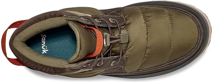 Sanuk Puffy Chiller Mid 2 Men's Boots Olive : 9 M - Image 2