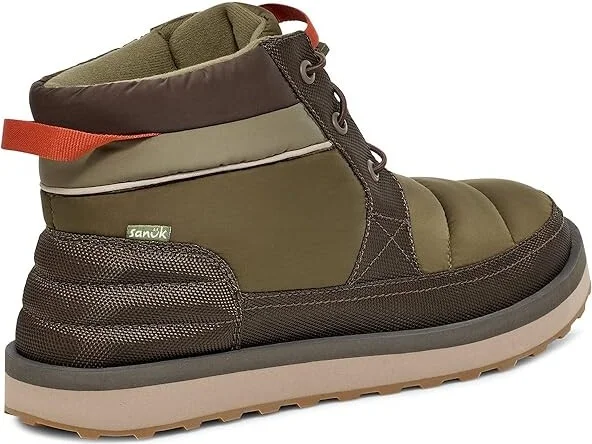 Sanuk Puffy Chiller Mid 2 Men's Boots Olive : 9 M - Image 4
