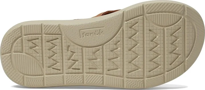 Sanuk Rippah SL Primo Men's Shoes Tan : 11 D - Medium, Leather - Image 3