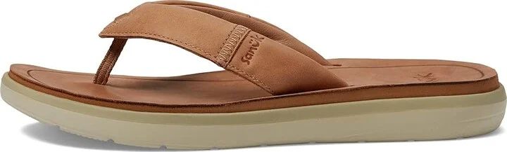 Sanuk Rippah SL Primo Men's Shoes Tan : 11 D - Medium, Leather - Image 5
