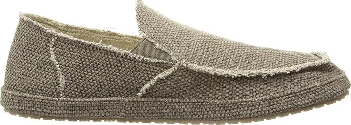 Sanuk Rounder Men's Slip on Shoes Brown : 7 D - Medium, Canvas - Image 8