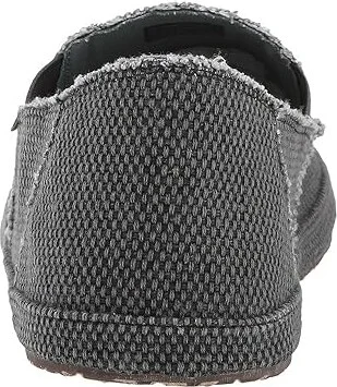 Sanuk Rounder Men's Slip on Shoes Pirate Black : 7 D - Medium, Canvas - Image 5