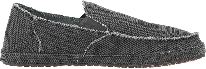 Sanuk Rounder Men's Slip on Shoes Pirate Black : 7 D - Medium, Canvas - Image 8