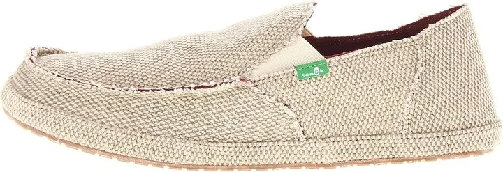 Sanuk Rounder Men's Slip on Shoes Tan : 7 D - Medium, Canvas - Image 7