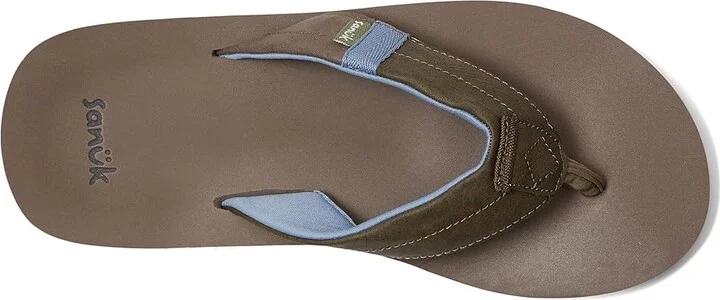 Sanuk Sawyer Men's Sandals Olive : 10 D - Medium, Synthetic - Image 2
