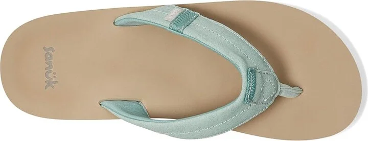 Sanuk Sawyer Women's Sandals Aqua Foam : 9 B - Medium, Leather - Image 2