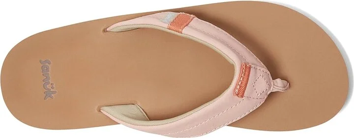 Sanuk Sawyer Women's Sandals Peachy Keen : 5 B - Medium, Leather - Image 2