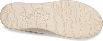 Sanuk Shaka Lite 2 SL Women's Shoes Cream : 7 B - Medium, Canvas/Suede - Image 3