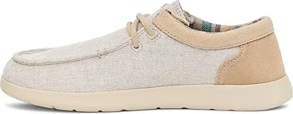 Sanuk Shaka Lite 2 SL Women's Shoes Cream : 7 B - Medium, Canvas/Suede - Image 5