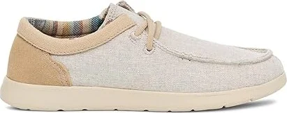 Sanuk Shaka Lite 2 SL Women's Shoes Cream : 7 B - Medium, Canvas/Suede - Image 6