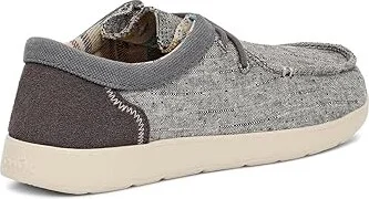 Sanuk Shaka Lite 2 SL Women's Shoes Washed Black : 5 B - Medium, Canvas/Suede - Image 4