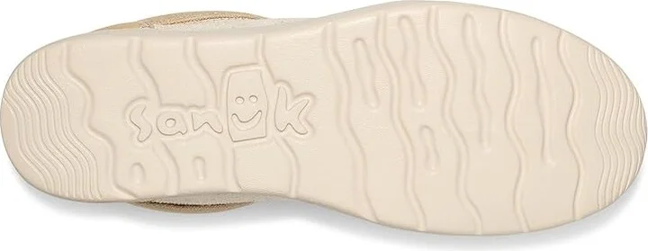 Sanuk Shaka Lite 2 Sparkle Women's Shoes Golden Wheat : 7.5 B - Medium, Suede - Image 3