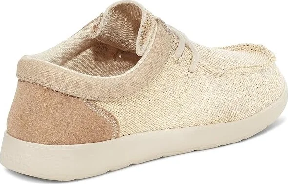 Sanuk Shaka Lite 2 Sparkle Women's Shoes Golden Wheat : 7.5 B - Medium, Suede - Image 4