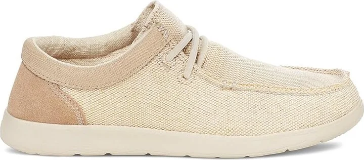 Sanuk Shaka Lite 2 Sparkle Women's Shoes Golden Wheat : 7.5 B - Medium, Suede - Image 6