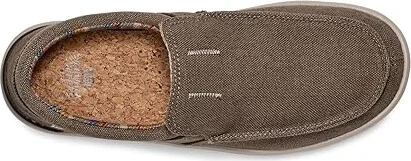 Sanuk Sidewalk Surfer Lite 2 SL Men's Shoes Brown : 7 D - Medium - Image 2