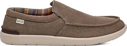 Sanuk Sidewalk Surfer Lite 2 SL Men's Shoes Brown : 7 D - Medium - Image 6