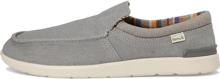 Sanuk Sidewalk Surfer Lite 2 SL Men's Shoes Charcoal : 7 D - Medium - Image 6