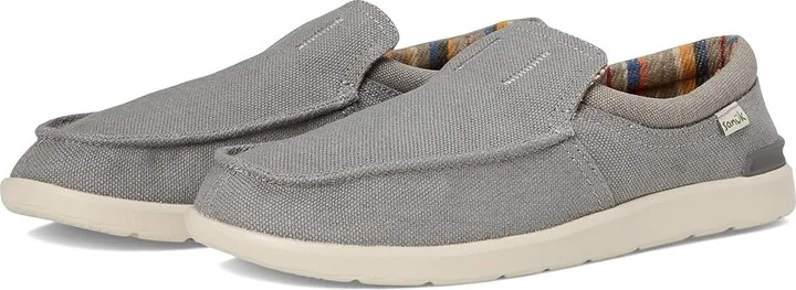 Sanuk Sidewalk Surfer Lite 2 SL Men's Shoes Charcoal : 7 D - Medium