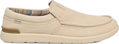Sanuk Sidewalk Surfer Lite 2 SL Men's Shoes Oatmilk : 7 D - Medium - Image 6