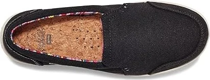 Sanuk Sidewalk Surfer Lite 2 SL Women's Shoes Black : 7.5 B - Medium - Image 2