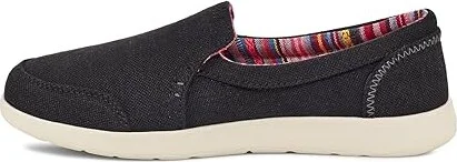Sanuk Sidewalk Surfer Lite 2 SL Women's Shoes Black : 7.5 B - Medium - Image 5