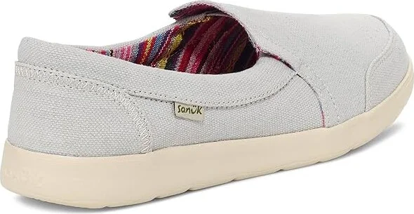 Sanuk Sidewalk Surfer Lite 2 SL Women's Shoes Harbor Mist : 5 B - Medium - Image 4
