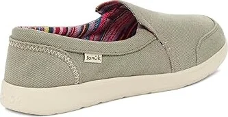 Sanuk Sidewalk Surfer Lite 2 SL Women's Shoes Sage : 7 B - Medium - Image 4