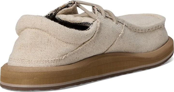 Sanuk Single Fin Men's Shoes Greige : 8 D - Medium - Image 4