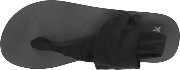Sanuk Sling Soft Top Women's Shoes Black : 5 B - Medium, Textile - Image 2