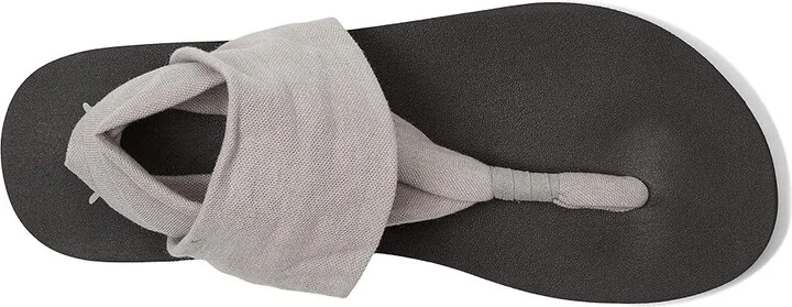 Sanuk Sling Soft Top Women's Shoes Paloma Grey : 5 B - Medium, Textile - Image 2