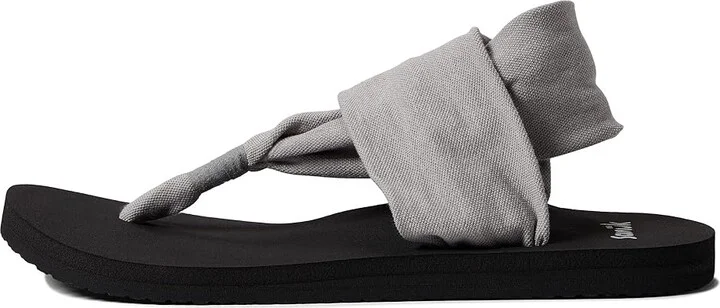 Sanuk Sling Soft Top Women's Shoes Paloma Grey : 5 B - Medium, Textile - Image 6