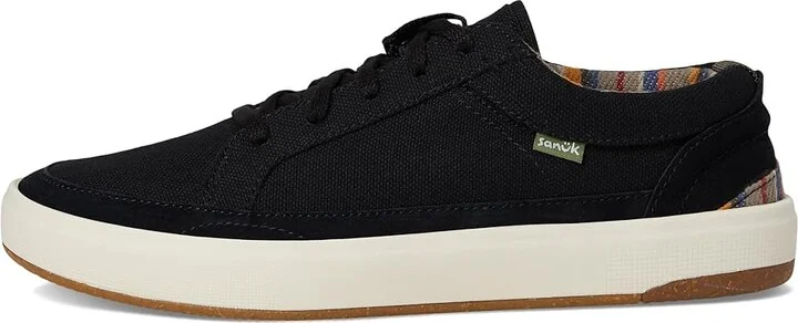 Sanuk Street Seeker Lite Men's Shoes Black : 7 D - Medium - Image 6