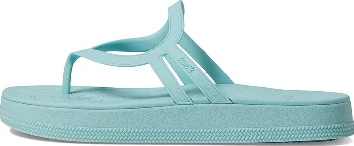 Sanuk Sunshine SL Women's Shoes Pastel Turquoise : 8 B - Medium - Image 5