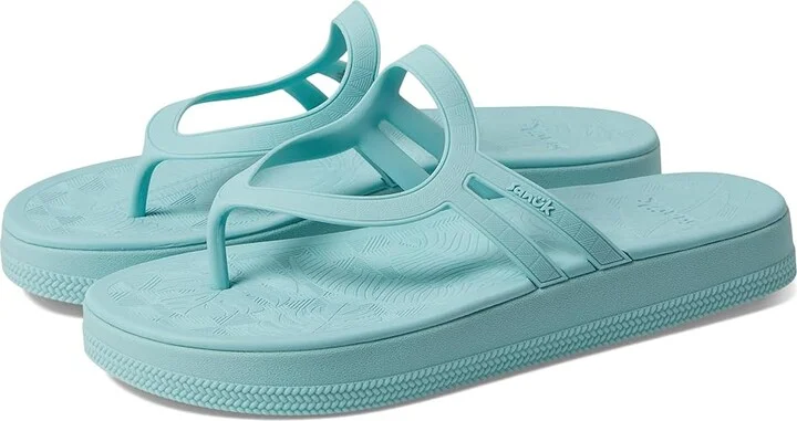 Sanuk Sunshine SL Women's Shoes Pastel Turquoise : 8 B - Medium