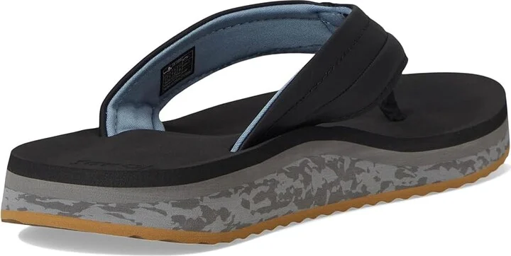 Sanuk Tiderush Men's Sandals Black : 9 D - Medium, Faux Leather - Image 4