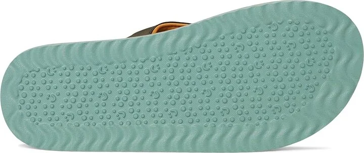 Sanuk Tiderush Men's Sandals Olive : 9 D - Medium, Faux Leather - Image 3