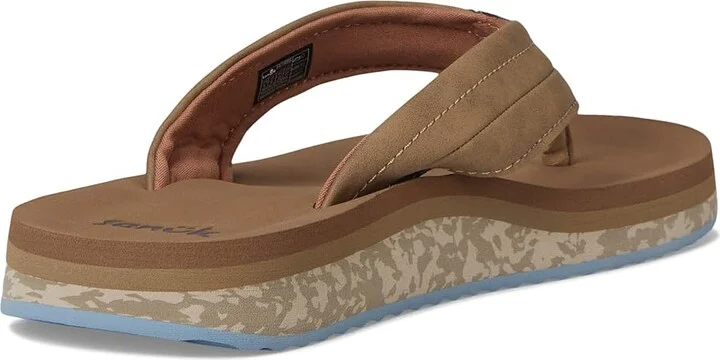 Sanuk Tiderush Men's Sandals Tan : 14 D - Medium, Faux Leather - Image 4