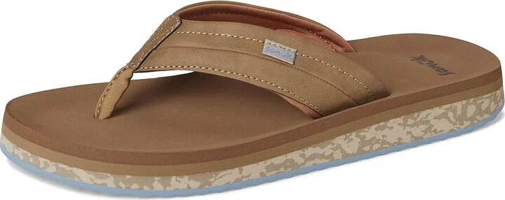 Sanuk Tiderush Men's Sandals Tan : 14 D - Medium, Faux Leather - Image 5