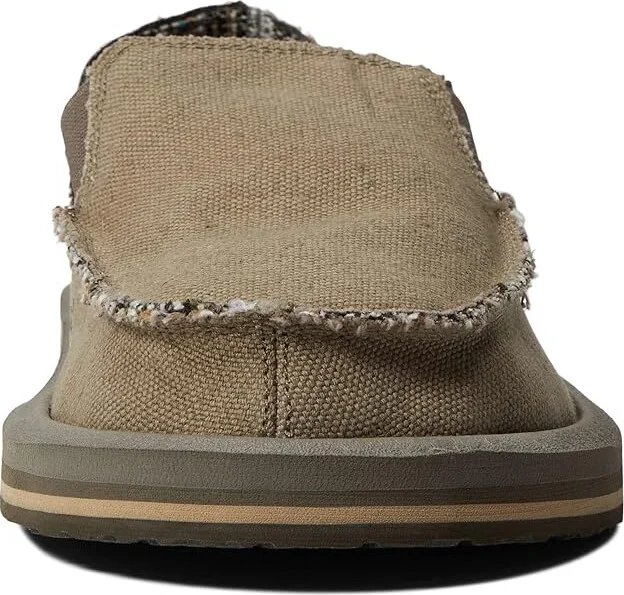 Sanuk Vagabond Sidewalk Surfer ST Hemp Men's Shoes Earth : 7 D - Medium, Textile - Image 5