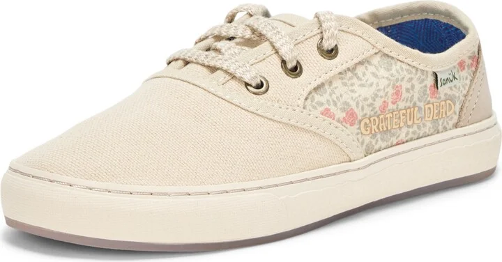 Sanuk Women's Avery Lace X Grateful Dead Sneaker