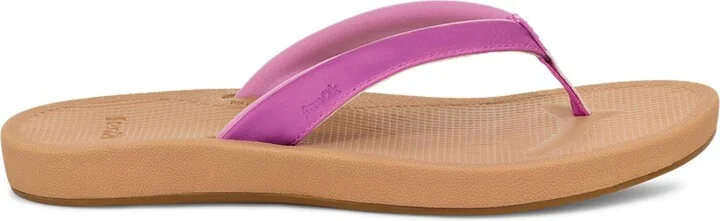 Sanuk Womens Cosmic Shores | Water Resistant Flip Flops for Women | EVA Footbed With Arch Support | Women's Beach Sandals