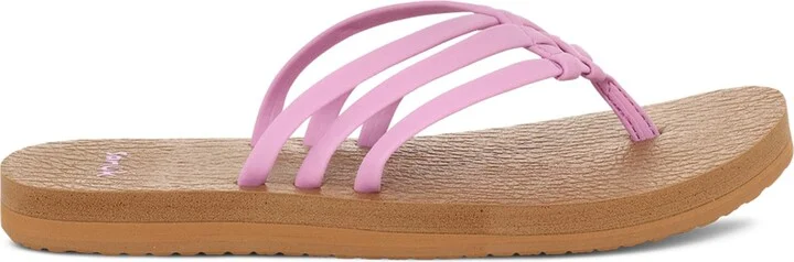Sanuk Women's Yoga Sandy | Flip Flops for Women | Yoga Sandals For Women | Memory Foam Footbed