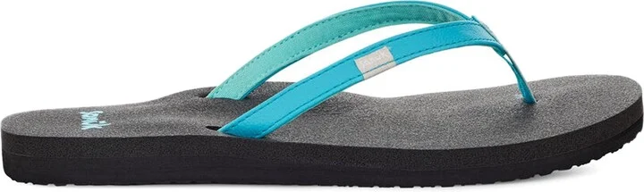Sanuk Yoga Joy | Flip Flops for Women | Yoga Sandals For Women | Women's Beach Sandals | Memory Foam Footbed