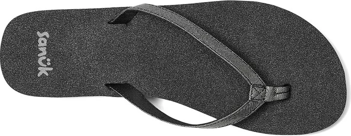 Sanuk Yoga Joy Ii Bling Women's Wedge Shoes Silver : 11 B - Medium, Synthetic - Image 2
