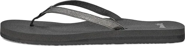 Sanuk Yoga Joy Ii Bling Women's Wedge Shoes Silver : 11 B - Medium, Synthetic - Image 6