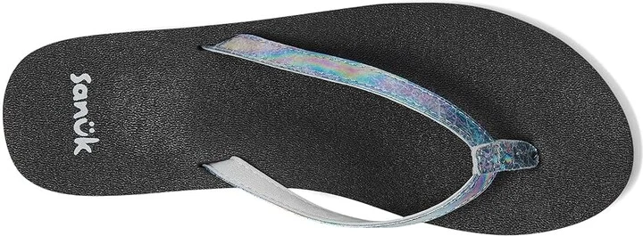 Sanuk Yoga Joy II Iridescent Women's Sandals Abalone : 7 B - Medium, Synthetic - Image 2